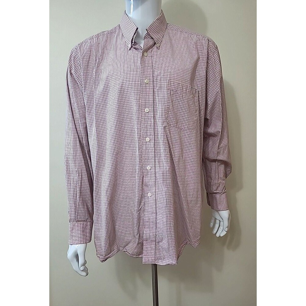 Fairway & Greene The Club Shirt Mens Button Up Plaid Check Size XL Multicolor